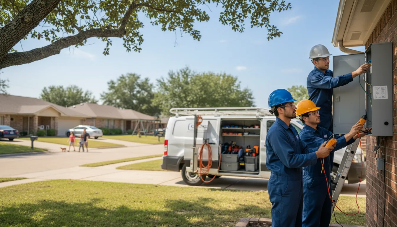 Certified electrician providing emergency electrical services in Galesburg, KS